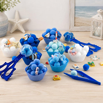 270 Pcs Numbers and Letters Sensory Bin Items Back to School Counting Sorting Sensory Bin Filler Fine Motor Numbers and Letters Geometric Figure Counts for Easter Spring Summer Sorting