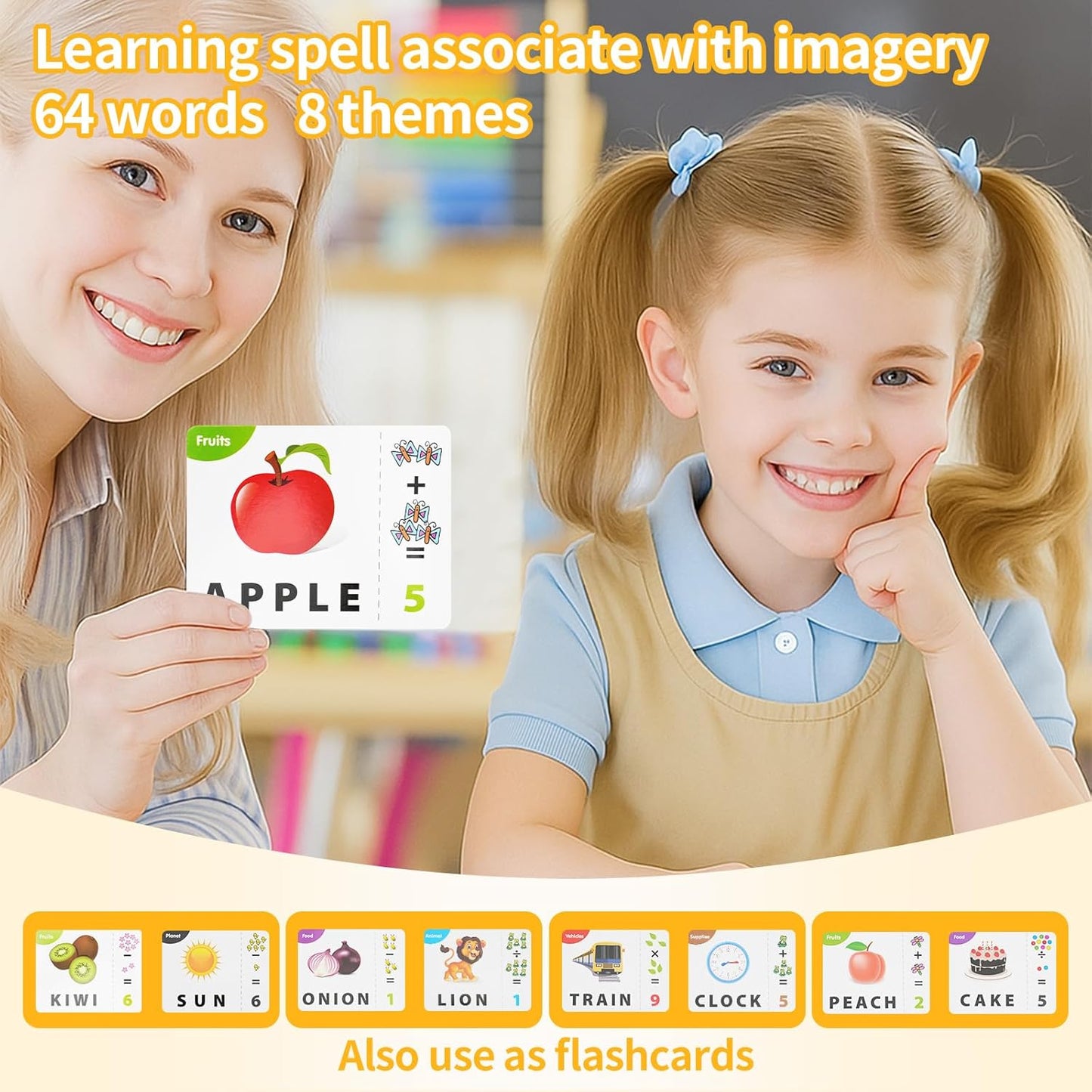 Matching Letter Games for Kids Ages 4-8,Learning & Education Toys for Preschool Boys Girls Spelling/Reading/Math Learning/Word Recognition,Birthday Gifts Educational Toys for Kindergarten Kids, Purple