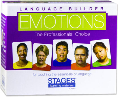 Stages Learning Materials Language Builder Picture Noun Flash Cards Photo Vocabulary Autism Learning Products, ABA Therapy 10 Boxes, 1413 Cards, Blocks, 88 Realistic 3D Items