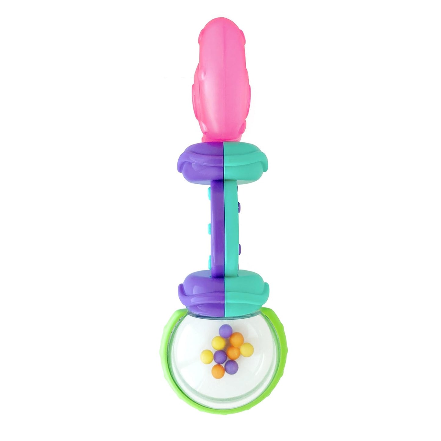 Bright Starts Soothers & Shakers 7pc Gift Set - BPA-Free Baby Rattles, Teethers and Stroller Toys, Unisex, Newborn+