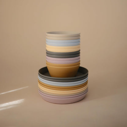 mushie Dinnerware Cups For Kids | Made in Denmark, Set of 2 (Ivory) - Colors A