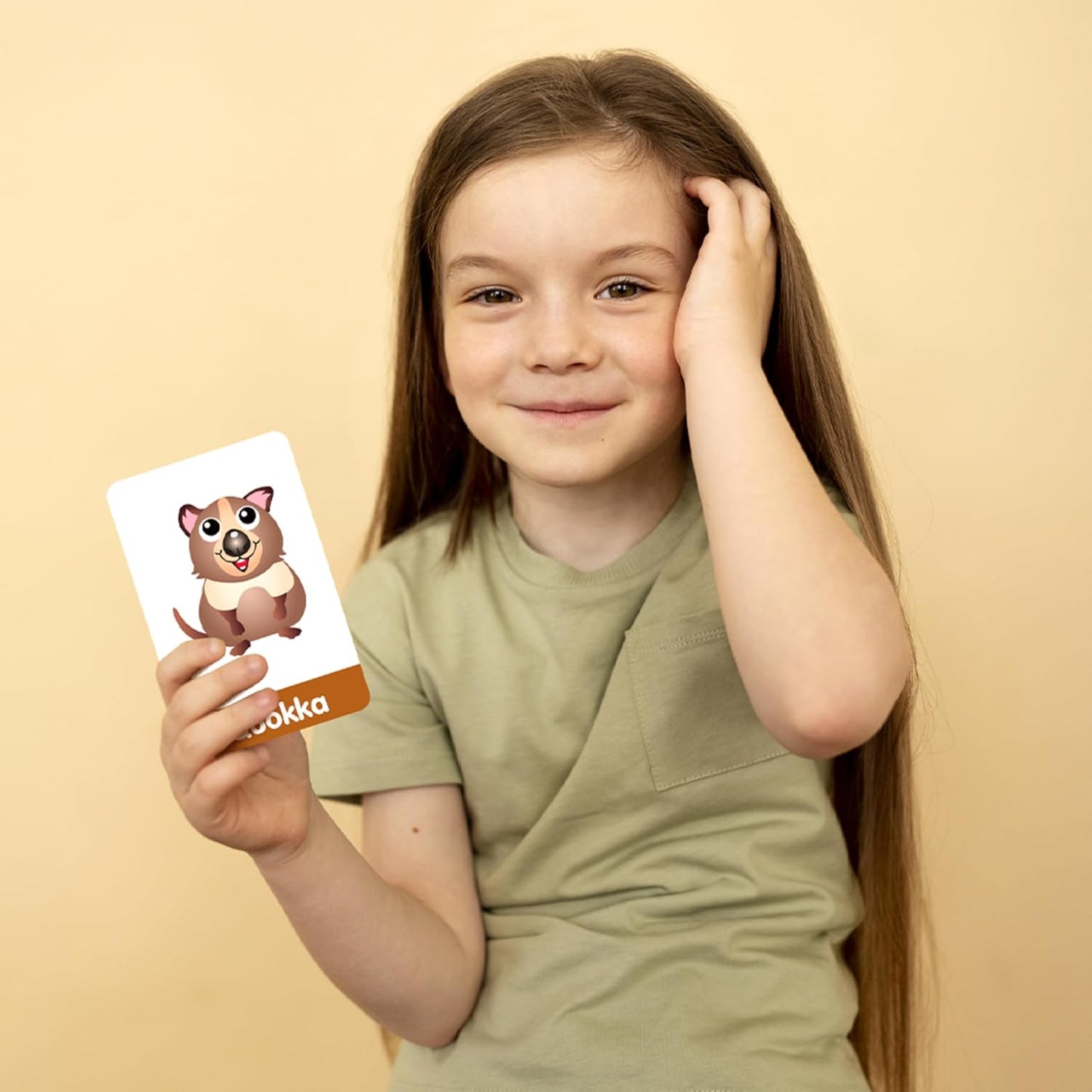 QUOKKA ABC Learning Flash Cards for Toddlers 2-4 Years Old - 60 Flashcards Toy for Kids Ages 1-3-5 - Alphabet Numbers Colors Letters Animals Learn Activities - First Words Educational Game