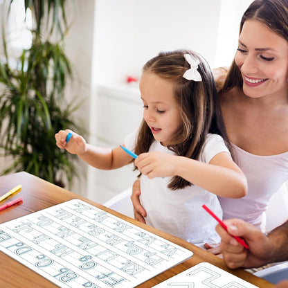 24Pcs Place Value Chart Dry Erase Flash Cards Double Sided Addition Subtraction Cardboard Math Whiteboard Math Manipulatives Teacher Portable Tool 12" x 9"