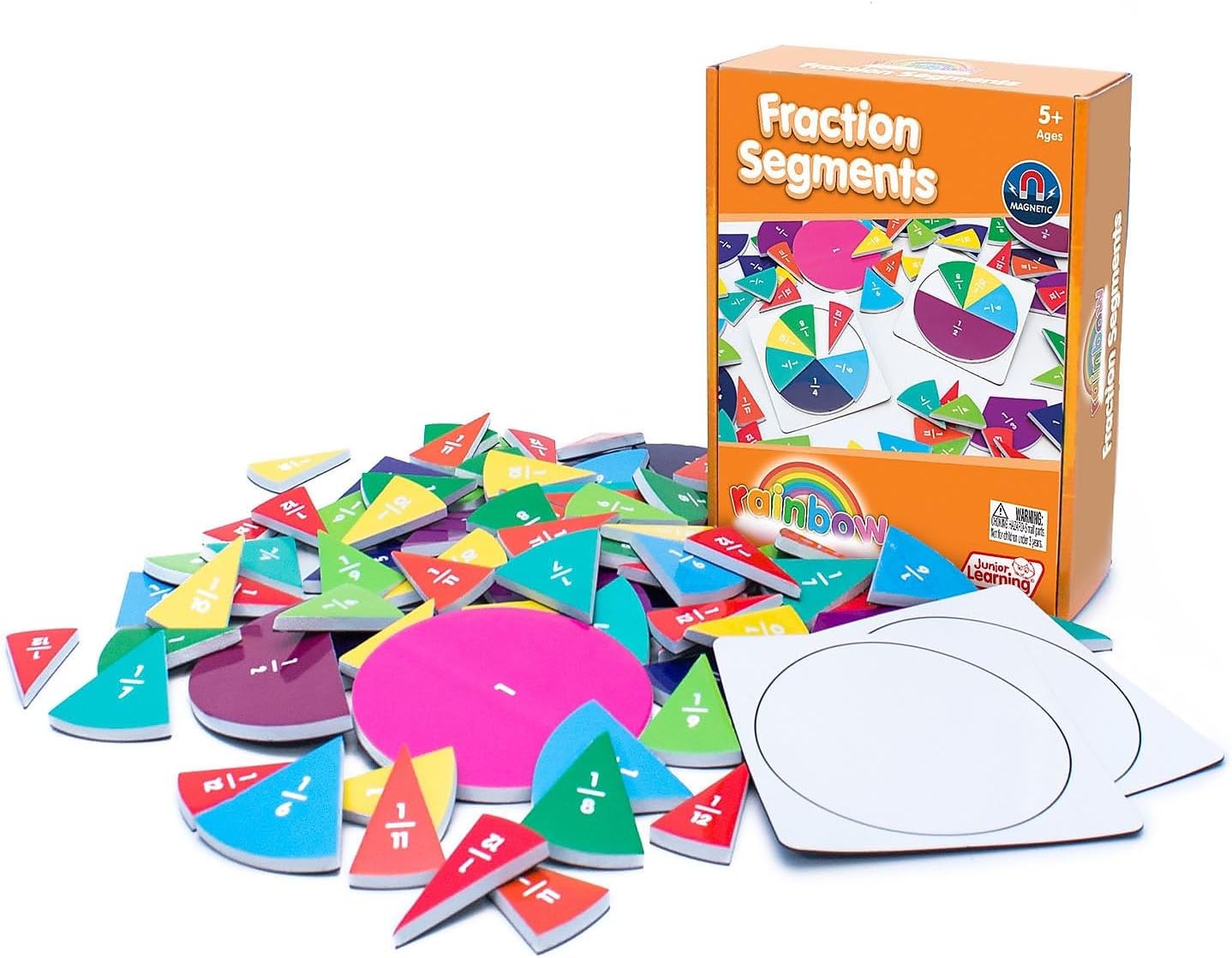 Junior Learning Fraction Segments,Assorted