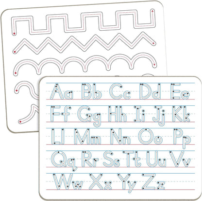 Multiplication Chart Whiteboard - Double-Sided Times Table, 9" x 12" Dry Erase Board, Math Manipulatives White Board for Kids Students, Classroom and Home Learning