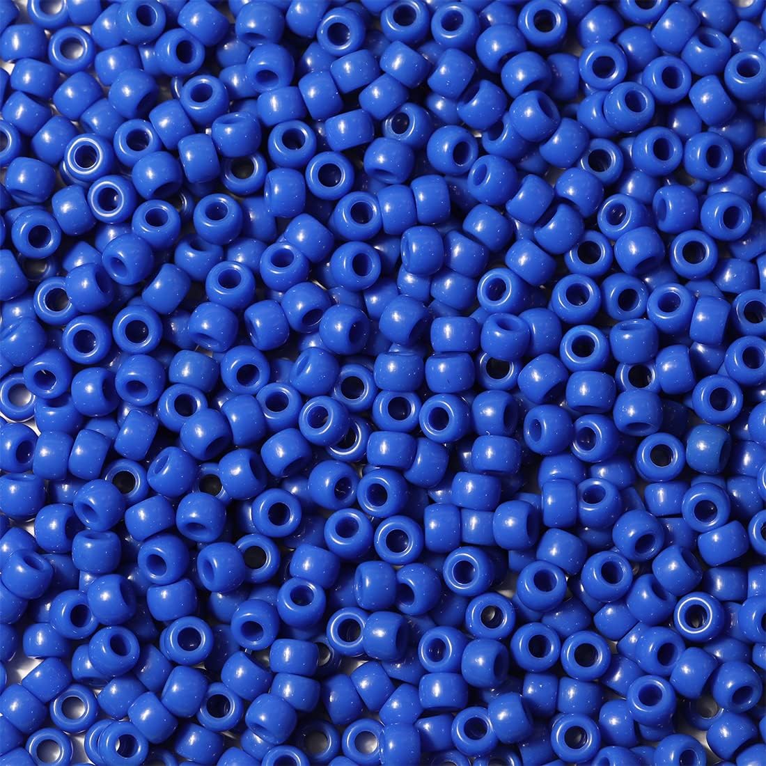 Bala&Fillic 6x9mm Army Green Pony Beads with Smooth Surface 1000pcs Crayon Color Craft Beads (Army Green)