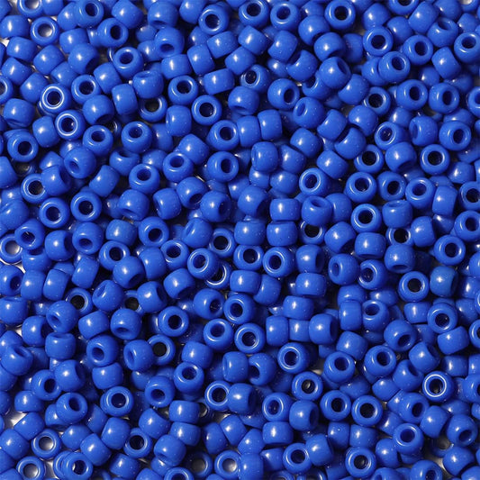 Bala&Fillic 6x9mm Army Green Pony Beads with Smooth Surface 1000pcs Crayon Color Craft Beads (Army Green)