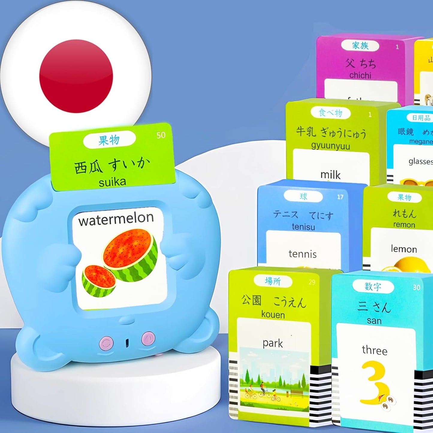 Bilingual English Flash Cards - Korean Talking Flash Cards, 510 Sight Words 31 Themes, Pocket Speech for Toddlers 3-12, Autism Sensory Toys, Preschool Learning Activity (Korean, Pink)
