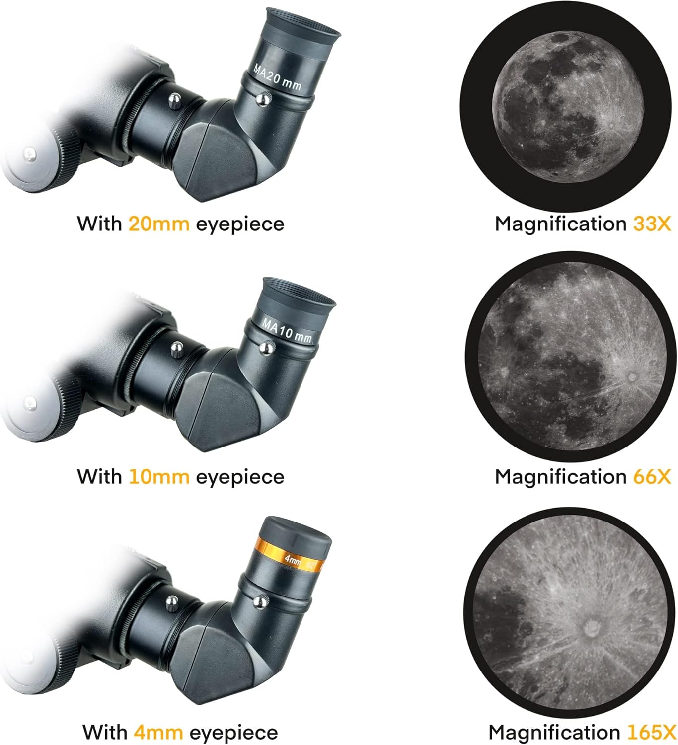 SpectrumOI Telescope for Kids, Telescope for Adults Astronomy Gifts for Kids 8-12 - Premium Refractor 70mm Aperture with Carry Bag and Phone Holder