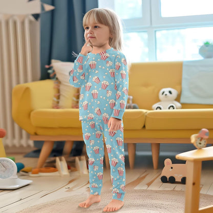ALAZA Shark Starfish Palm Tree 2 Piece Pajama Set Long Sleeve Top and Pants Sleepwear Unisex - Colors B