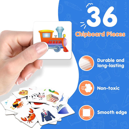 EAMAY Magnetic Color Sorting Set for Kids, Fridge Magnets for Toddlers 1-3, Preschool Circle Time Learning Center Activities, Matching Games Use on The Whiteboard