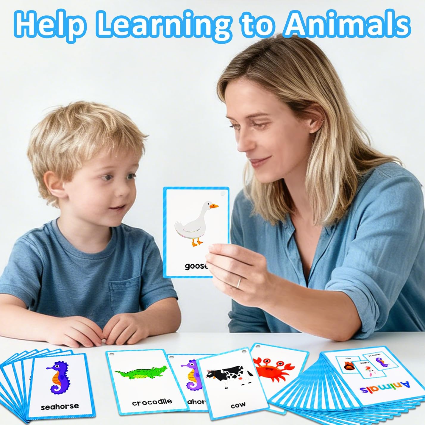 Learning Flashcards Number, 28 Different Number Educational Cards, Social Learning Card for Kids