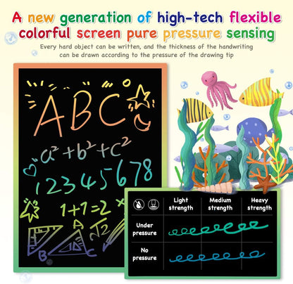 ORSEN LCD Writing Tablet 10 Inch, Colorful Doodle Board Drawing Pad for Kids, Toddler Toys for 3 4 5 6 7 8 Year Old Girls Boys Gifts (Pink)