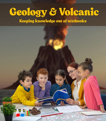 5 Pcs Volcano Science Kit - DIY Demonstration Model & Fairy Garden Decoration