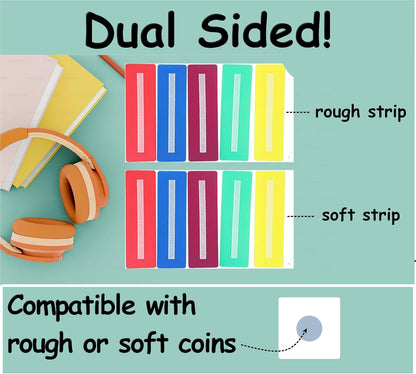 Smile4autism Large 2.5x10 ¼” Tools Perfect to Keep Your Loose Visual Picture Cards Organized. Autism, ABA, ADHD, Language & Apraxia Aspergers