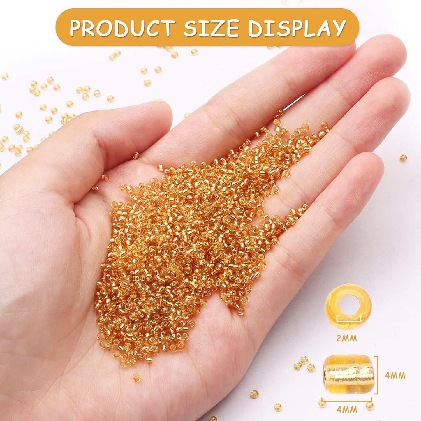 10100 Pcs Size 11/0 Glass Seed Beads, 2 mm Dark Green Small Mini Spacer Loose Pony Beads for Jewelry Making and DIY Crafts - Colors A