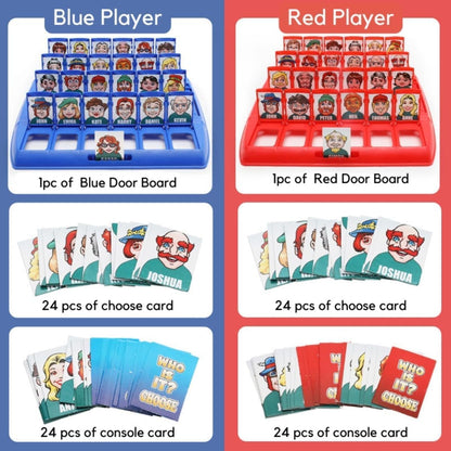 Who is It? - Classic Family Guessing Board Game for Kids & Adults, Fun Puzzle Game for Travel, Parties & Game Night