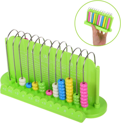 YARNOW Math Learning Abacus for Rods Counting Tool Educational Arithmetic Beads for Teaching Math Skills for Boys and and Safe Design