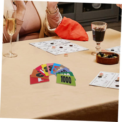 KICHOUSE 40pcs Game Scorekeeping Plaque Plastic Counting Chips Math Counters for Classroom Party Learning