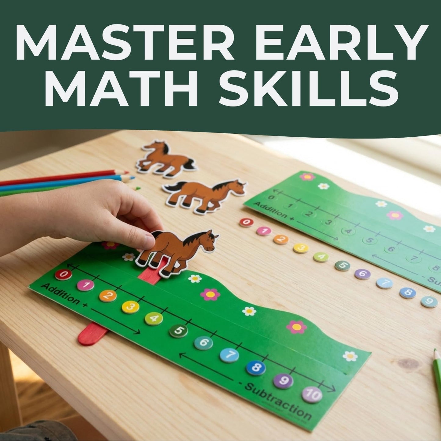Fun Express Number Line Educational Craft Kit - Makes 12