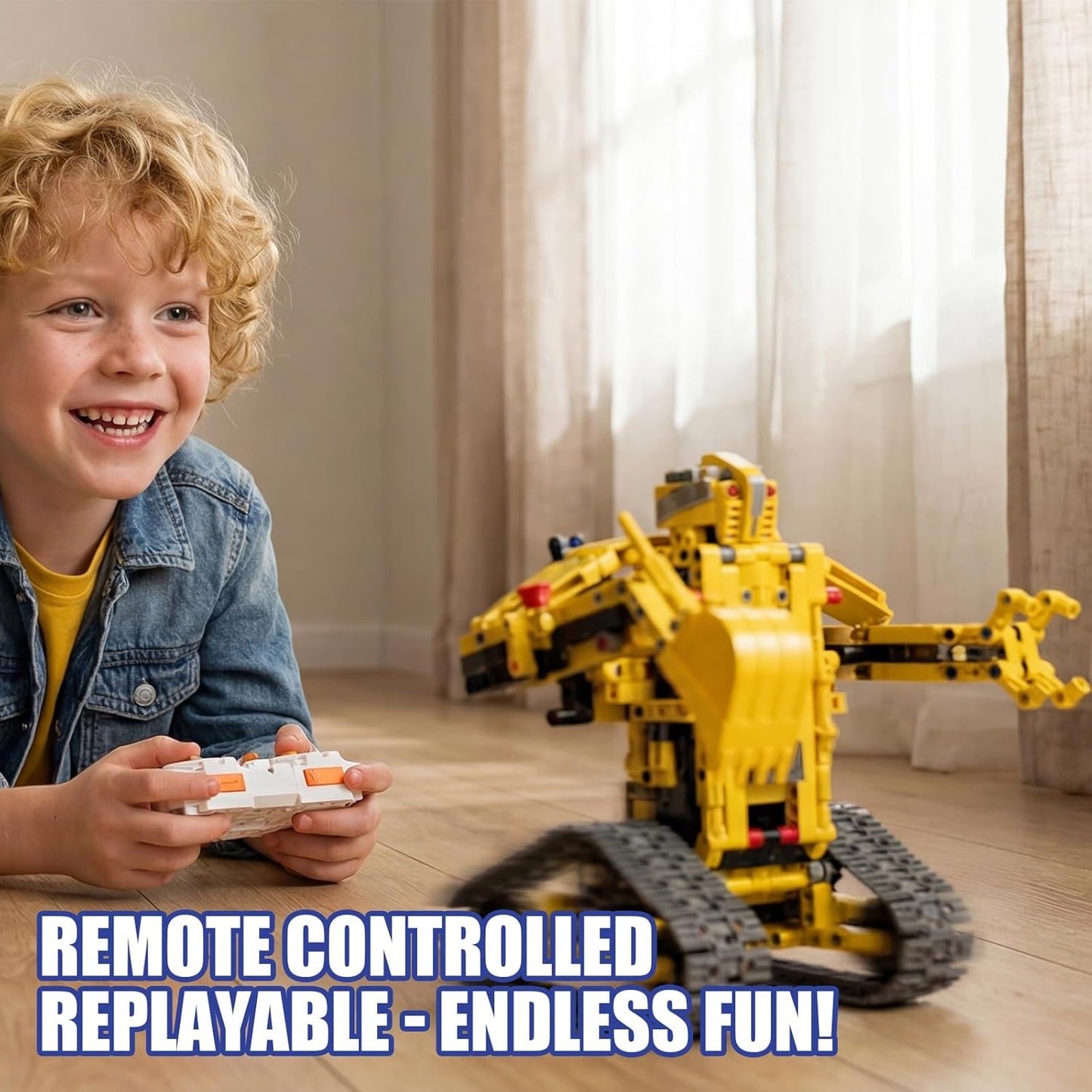 Robot Building Kit with APP/Remote Control STEM Gifts for Boys Age 8-16,Technic Coding Robotic Toys for Kids Birthday, Buildable 5in1 Models with 352+ Pieces
