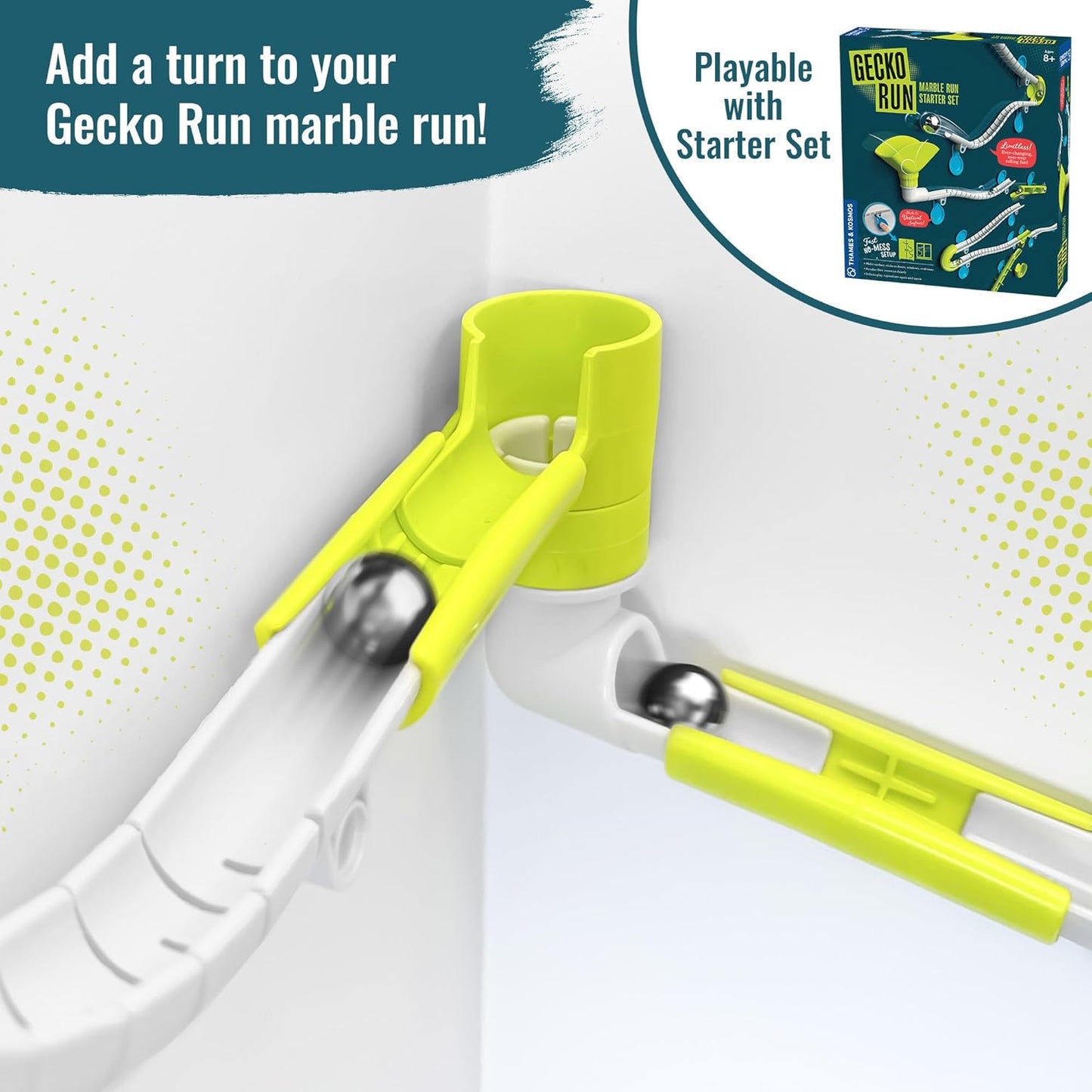 Gecko Run: Marble Run Snake Expansion Pack