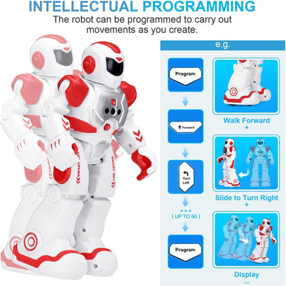KingsDragon Robots Toy for Kids, RC Gesture Sensing Toy, Interactive Walking Singing Dancing Robot Birthday Presents for Boys Girls Age 6 7 8 9 Years Old