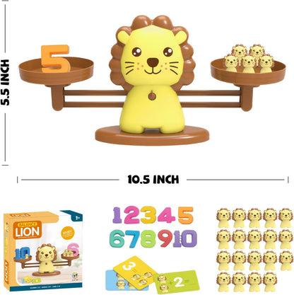 Snugzy Frog Balance Counting Toys, Number Counting Scale Games for Kids Cool Math Learning Games for Boys and Girls Preschool Kindergarten Learning STEM Montessori Educational Toys for 3+ (93 PCS)