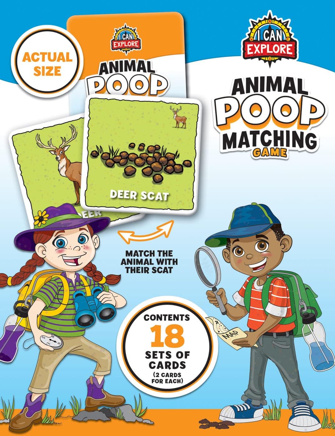 MasterPieces Officially Licensed CAT Picture Matching Card Game for Kids and Families