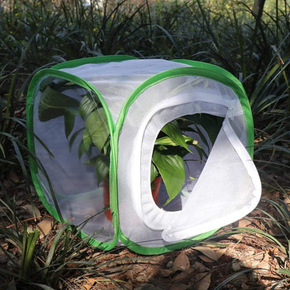 RESTCLOUD Insect and Butterfly Habitat Cage Terrarium Pop-up 24 Inches Tall with Zipper Protection