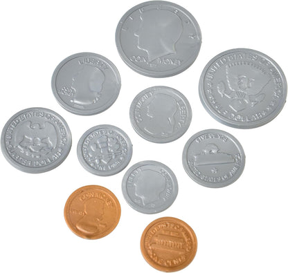 Classroom Money Kit – 600+ Piece Play Money Set with Bills & Coins for Counting, Sorting, Making Change & Financial Literacy, Ages 3+