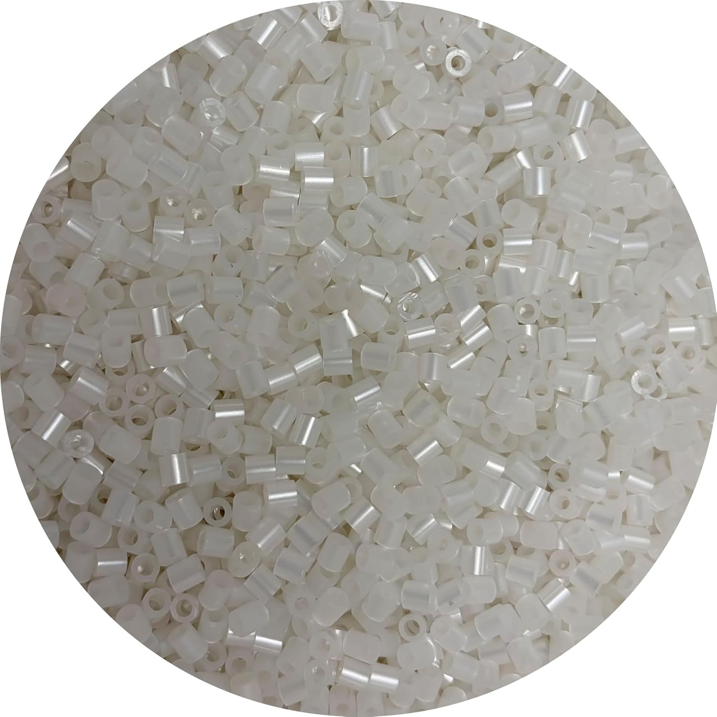 OEEKOI 5500Pcs Fuse Beads - 5mm Bulk Melting Beads for Crafts, Ideal for Christmas Birthday Gifts,Clear