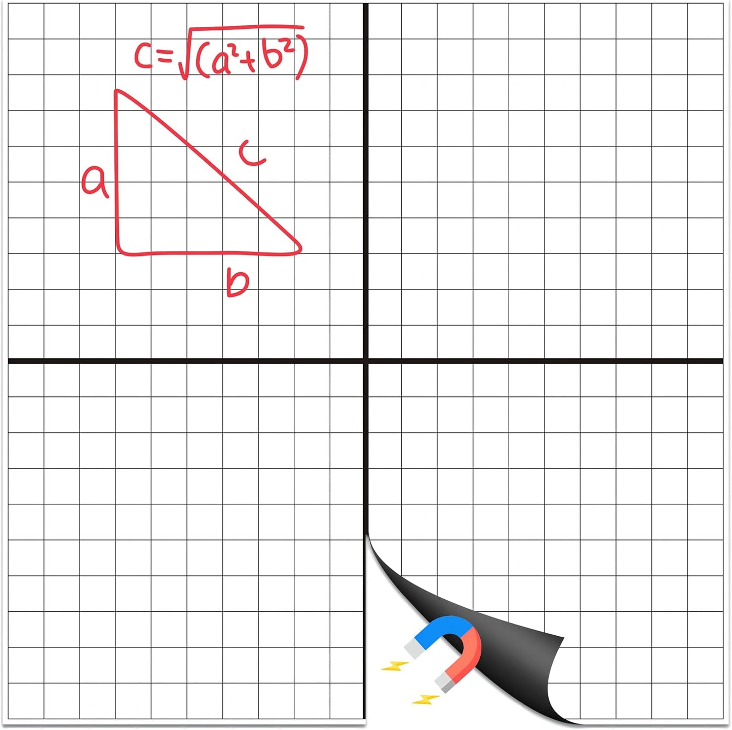 Giant Magnetic Dry Erase Handwriting Paper for Classroom Whiteboards – Reusable Writing Chart with Lined Paper Design, Perfect for Handwriting Practice, Homeschooling, and Teacher Essentials