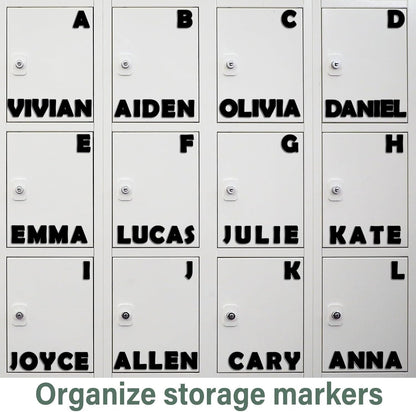 Qyeahkj 103 Pcs Black Magnetic Letters 2’’ Black Classic Magnetic Letters for Whiteboard Fridge Magnetics Alphabet Letter Kit for Tool for Home
