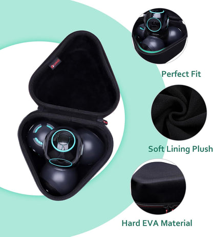 XANAD Hard Carrying Case for Wonder Workshop Dash Robot or Cue Coding Robot - Travel Storage Protective Bag Black