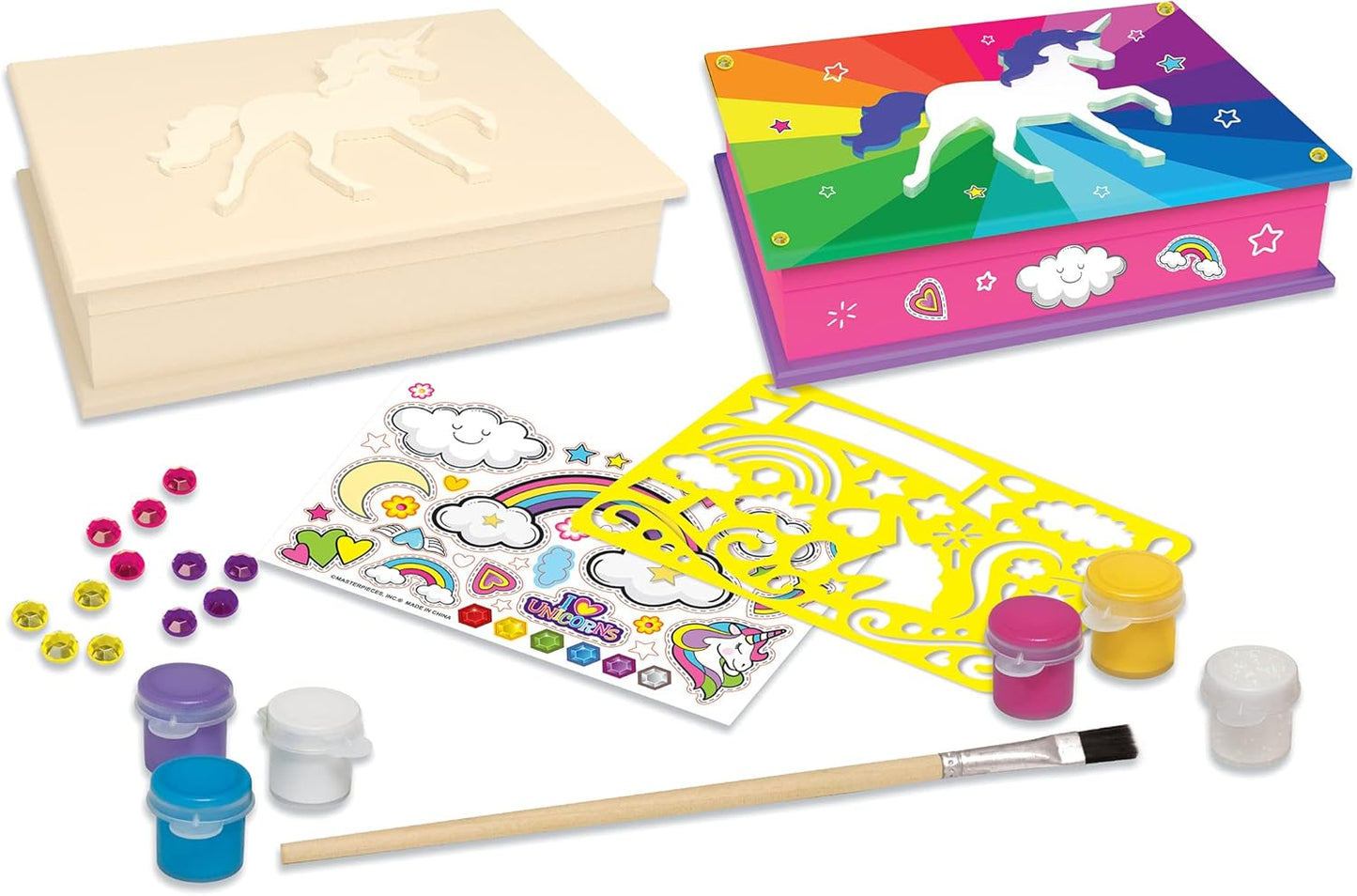 Works of Ahhh... Craft Set - Solar System Mobile Classic Wood Paint Kit
