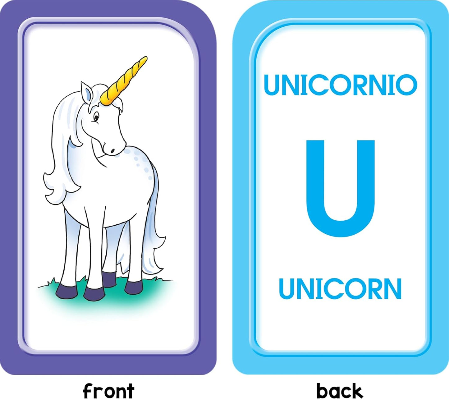 School Zone Spanish Alphabet Flash Cards: 56 Cards, Preschool, Kindergarten, Abecedario Tarjetas Ilustrativas, ABC's, Alphabetical Order, Bilingual, ESL, Language Immersion (Spanish/English Edition)