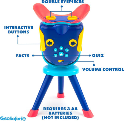 Educational Insights GeoSafari Talking Space Explorer featuring Emily Calandrelli - Toy Telescope for Kids, Toddler Space Toys, Beginner STEM Learning, Science Toys for Boys & Girls Ages 4+