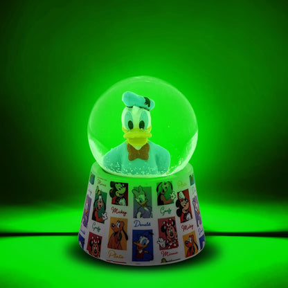 Silver Buffalo Disney Mickey and Friends Mini Light Up Snow Globe│Minnie Mouse│3.8 Inches Tall, 45mm (Small) - Colors A