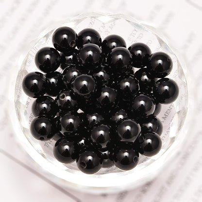 NCB 100pcs Original Natural Stone Beads Gemstone Round Loose Beads 6mm 8mm 10mm (Blue Aventurine, 6mm 100Beads) - Colors B