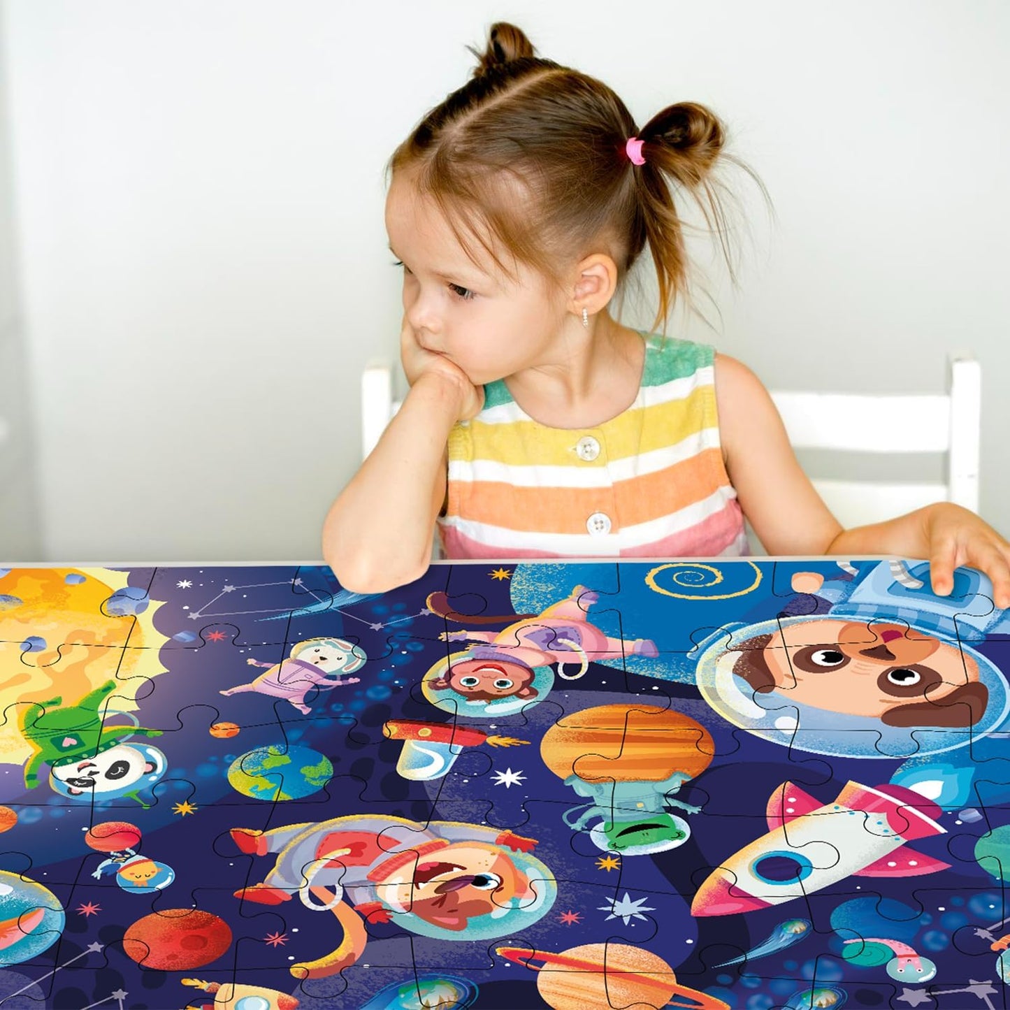 QUOKKA Giant Floor Puzzle for Kids Ages 4-6 – 2x3 Feet Extra-Thick 48 Pieces Toddler Puzzle Ages 3-5 – USA Map Educational Activity for Boys Girls – Premium Box with Sturdy Handle & Magnetic Closure