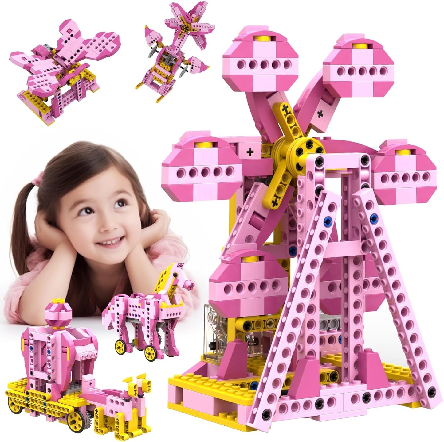 8 in 1 STEM Kits for Kids Age 6-8, DIY Electronic Monster Truck Building Kit, STEM Toys for Boys Craft Projects 8-10, Build Robot DIY Activity for Ages 6 7 8 9 10 11 12 + Years