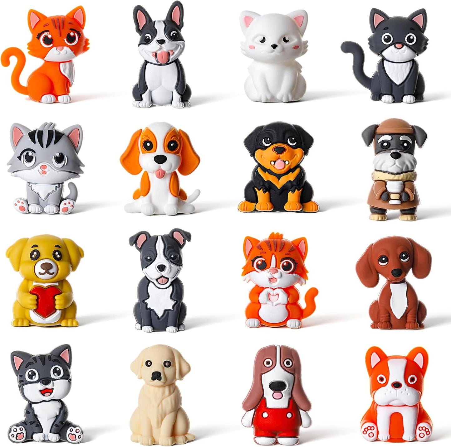 Ferreve 16 Pcs 3D Sports Football Beads Silicone Focal Beads for Keychain Making Pens for Beadable Keychain DIY Crafts Necklace Bracelet Phone Chain Charms Jewelry Making