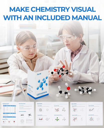 JoyCat Molecular Model Kit (238pcs), Organic Chemistry Molecule Science Gifts for Ochem and Inorganic Students and Teachers