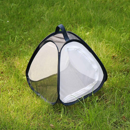 RESTCLOUD Mini Butterfly Habitat, Insect Mesh Cage, Bug Terrarium Pop Up 7.5" x 11" Tall
