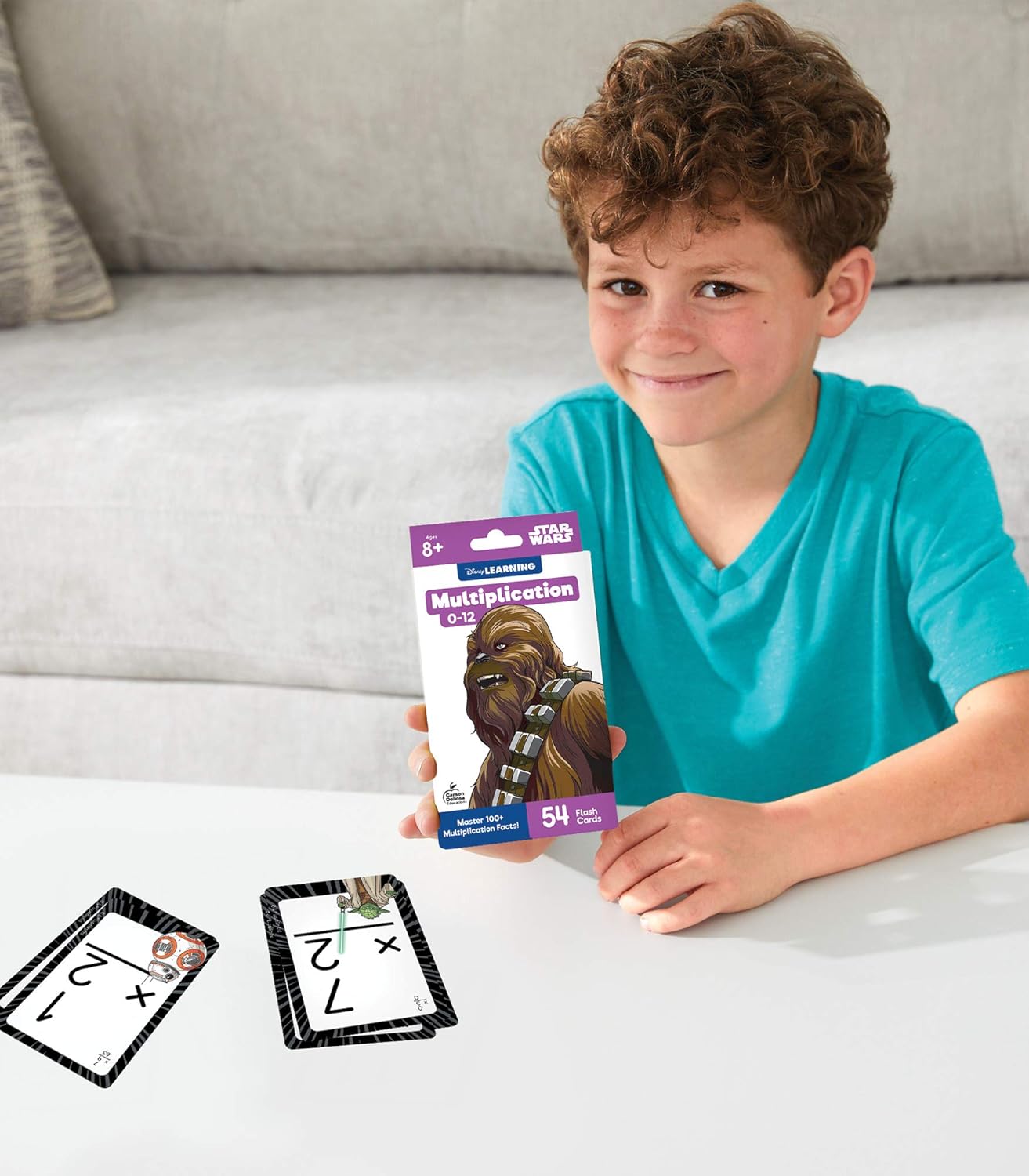 Disney Learning Star Wars Multiplication Flash Cards, 3rd Grade, 4th Grade and 5th Grade Times Table Flash Cards, Multiplication 0-12 Flash Cards, Math Flash Cards Multiplication for Ages 8+