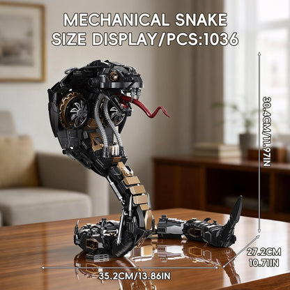 Mechanical Seahorse Building Set Steampunk Ocean Animal Model Kit Articulated Sea Creature Construction Toy Gift for Marine Life Enthusiasts for Adults Teens 1003 Pieces