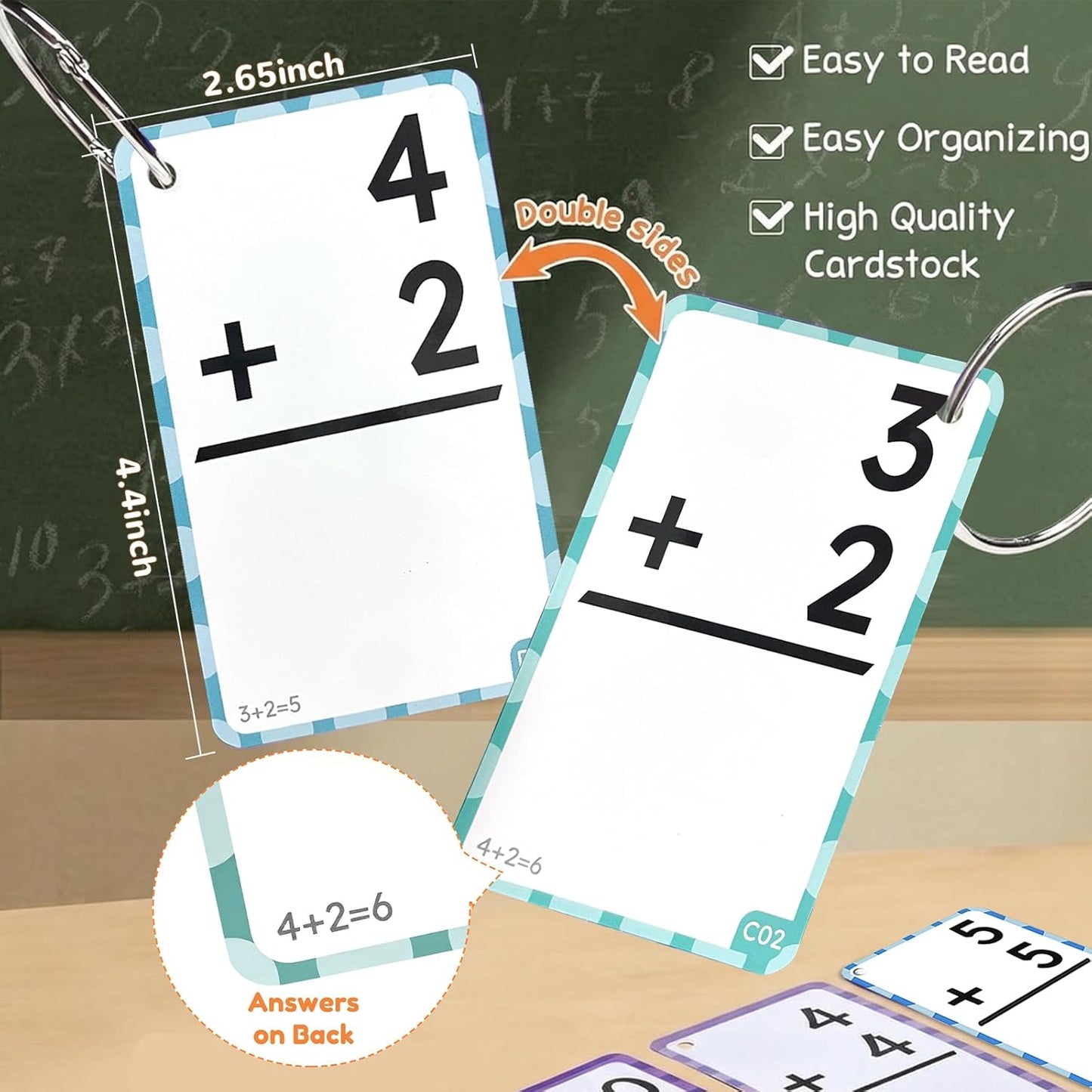 JoyCat Multiplication Flash Cards + Chart- 156 Hole Punched Math Game Flashcards for Kids Ages 8 and Up, Times Table Manipulatives for Preschoolers 3rd,4th,5th,6th Grade