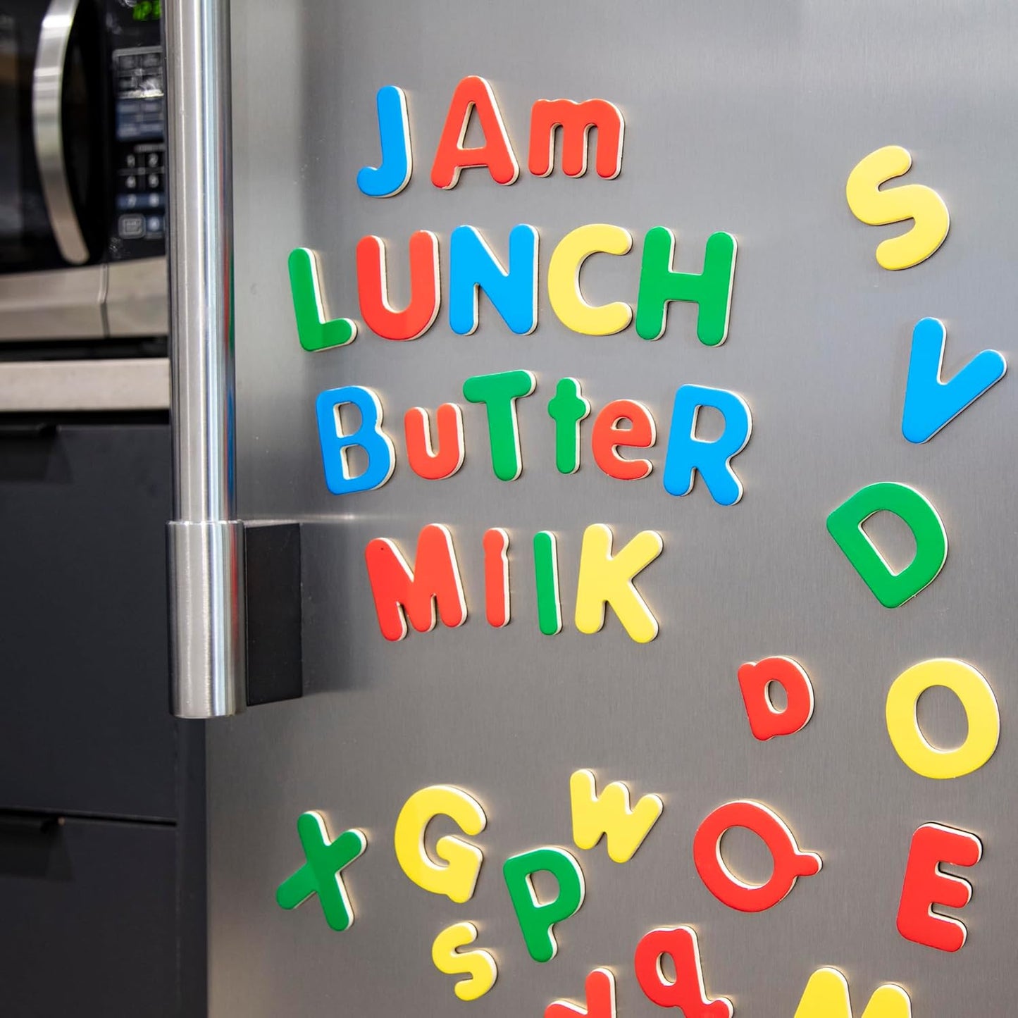 Melissa & Doug Deluxe Magnetic Letters and Numbers Set – 89 Wooden Alphabet Magnets & Numbers, Educational Learning Toys for Preschool Kids Ages 3+