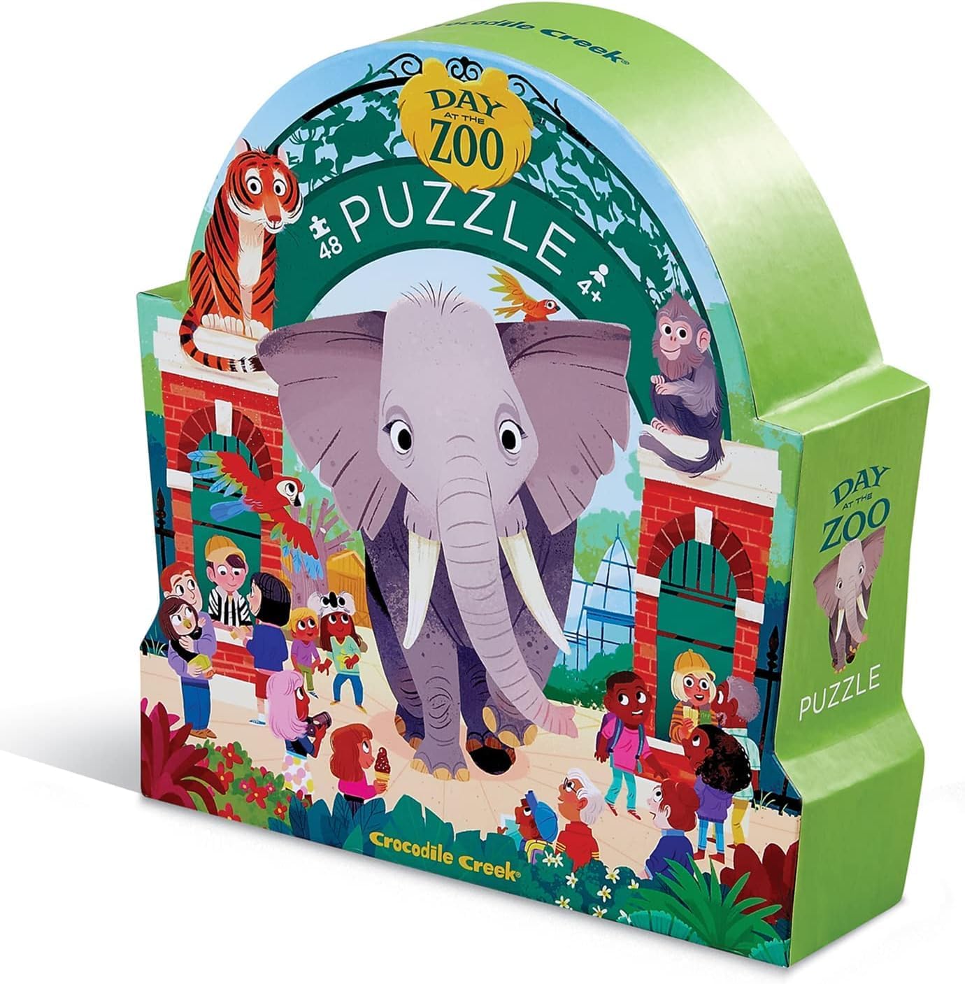 Crocodile Creek Above + Below 48-Piece Jigsaw Floor Puzzle - Fun Floor Puzzles for Kids Ages 4-8, Jumbo Unicorn